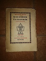 Balázs Béla: Kalandok és figurák. Vázlatok. Kner   Gyoma, 1918, Kner. 1 t.