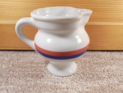 Retro old forte vác photo advertising promotional product - porcelain milk spout 2 dl - approx. 1970-80