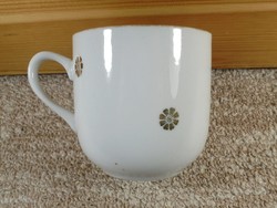 Retro régi jelzett porcelán csésze bögre pohár virág mintával - Német gyártmány