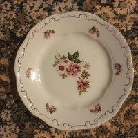Zsolnay rózsás tányérok 18db együtt