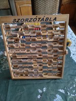 Multiplication table, wooden educational toy, negotiable