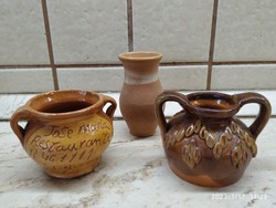 Small ceramic jug, 3 pieces for sale!