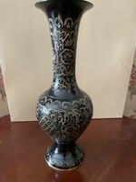 Gyönyörűen festett indiai fém váza
