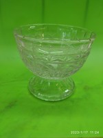 Glass ice cream goblet, glass offering for sale!