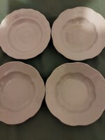 White old plate from Zsolna, 12 pieces mixed