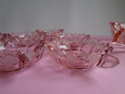 Art deco dessert compote set. 6 + 1.