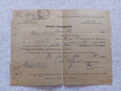 Old document 1951 subpoena