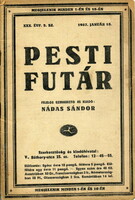 PESTI FUTÁR magazin (1937)