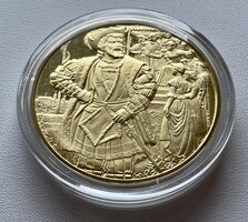 66T/20. From HUF 1! 24K gold-plated 925 silver opera commemorative coin! Wagner: the master singers