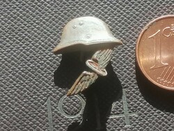 World War I, military aid, patriot, Ferenc József plate badge cap badge 1914 mini f.J. 13.