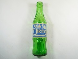 Retro régi Viking üdítős üveg palack - eredeti festett címkével  - 2,5 dl