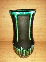 Industrial artist marked ceramic vase 26.5 cm high (3/d)