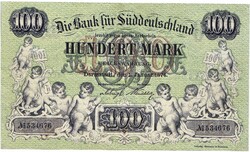 German states 100 German marks 1874 replica