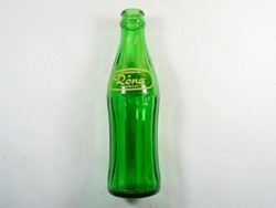 Retro régi Róna üdítős üveg palack - festett sárga felirat - 0.2 liter