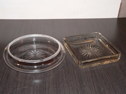 2 glass bowls, table decorations for cheap sale