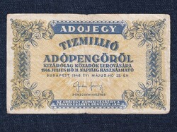 Adójegyek 10 millió Adópengő bankjegy 1946 (id56036)