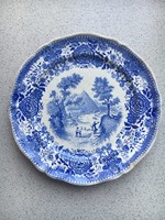 Német keménycserép, fajansz tányér, VILLEROY & BOCH, Burgenland