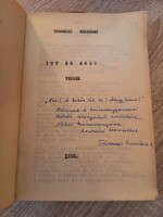 Turmezey Erzsébet: Itt és most - Versek / 1958_"kézirat"