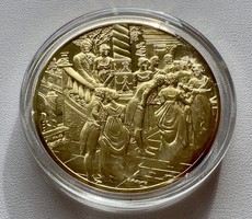 66T/31. From HUF 1! 24K gold plated 925 silver 39g opera commemorative coin! Offenbach: Tales of Hoffmann