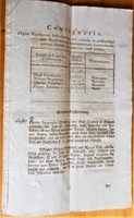 Régi hivatalos hirdetmény, körözvény (lótolvajok, házasságszédelgők) 1825, merített papíron