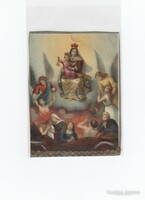 Saint image - prayer image glued on paper