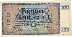German states 100 German imperial marks 1924 replica