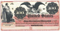 USA 100 dollár 1861 REPLIKA