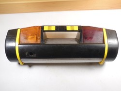 Old retro battery powered portable hand lamp flashlight - approx. From the 1980s