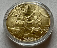 66T/54. From HUF 1! 24K gold-plated 925 silver (39 g) opera commemorative coin! Gounod: Faust