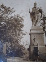 D192982   Régi fotó - Szent István-szobor Esztergom 1939