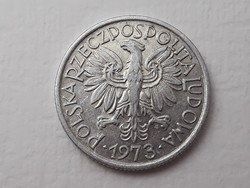 Lengyelország 2 Zloty 1973 érme - Lengyel 2 Zlote 1973 külföldi pénzérme