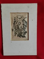 Antique engraving from 1790-1800