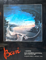 Árpád Bari exhibition poster - German language poster, 1987