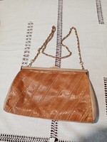 Original jane shilton English beige - light brown art deco snakeskin bag - reticule