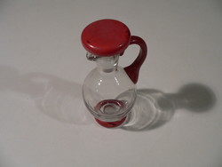 Glass pitcher, vinegar pitcher, with stopper for cheap sale