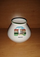 Bodrogkeresztúr ceramic palace memorial vase 9.5 cm (5/d)