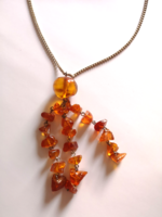 Old antique amber necklace