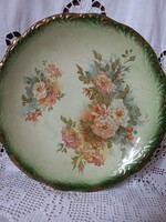 English faience plate, hand painted