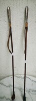 Decorative art nouveau, riding stick with silver handle, 1 or 2 can be chosen. Film theater photography props