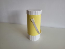 Retro old large size 1 l ice cream food thermos ice cream container with glass insert mid century
