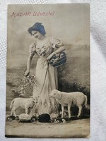 Antique postcard-Easter greeting card 1911