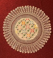 Beautiful showcase lace tablecloth