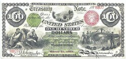 USA 100 dollár 1864 REPLIKA