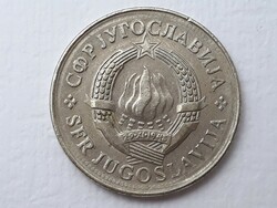 Jugoszlávia 10 Dínár 1980 érme - Jugoszláv 10 Dinara 1980 külföldi pénzérme