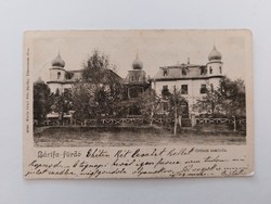 Old postcard 1903 bartfa bath home hotel photo postcard