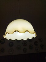 Kitchen ceiling lamp with ruffled edge