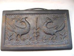 Muzeális ritkaság, madaras Karcagi Népművészeti  Agyagipari HTSZ 1967 év legszebb terméke