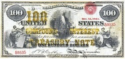 USA 100 dollár 1864 REPLIKA