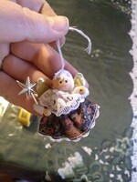 Antique angel Christmas tree ornament, negotiable