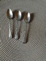 Antique silver-plated tea spoons /3 pcs/
